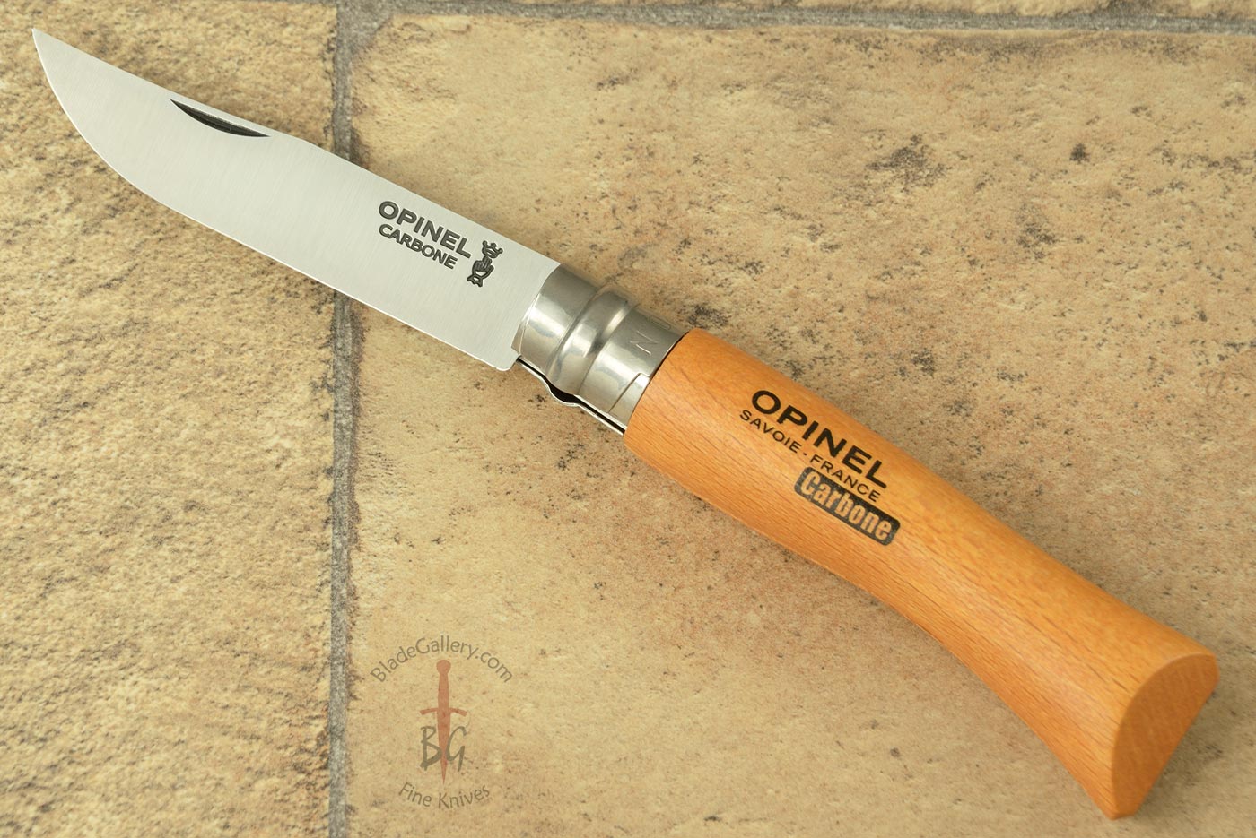 Folding Knife No. 7 - Carbon Steel, Beechwood