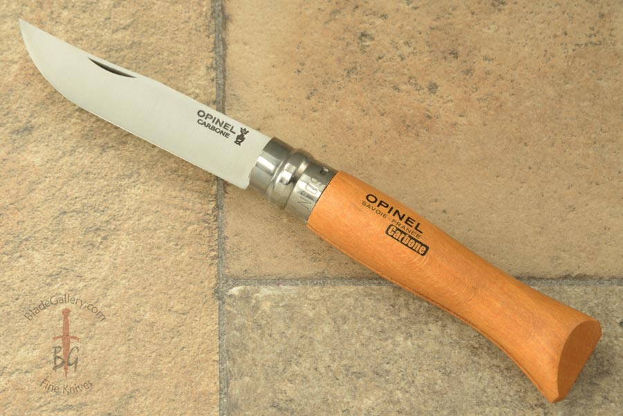 Folding Knife No. 9 - Carbon Steel, Beechwood
