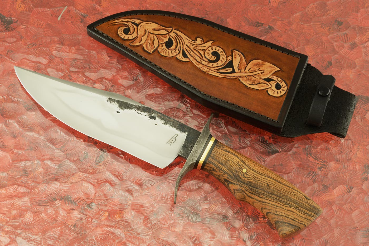 Hamon Camp Bowie with Bocote and Wrought Iron