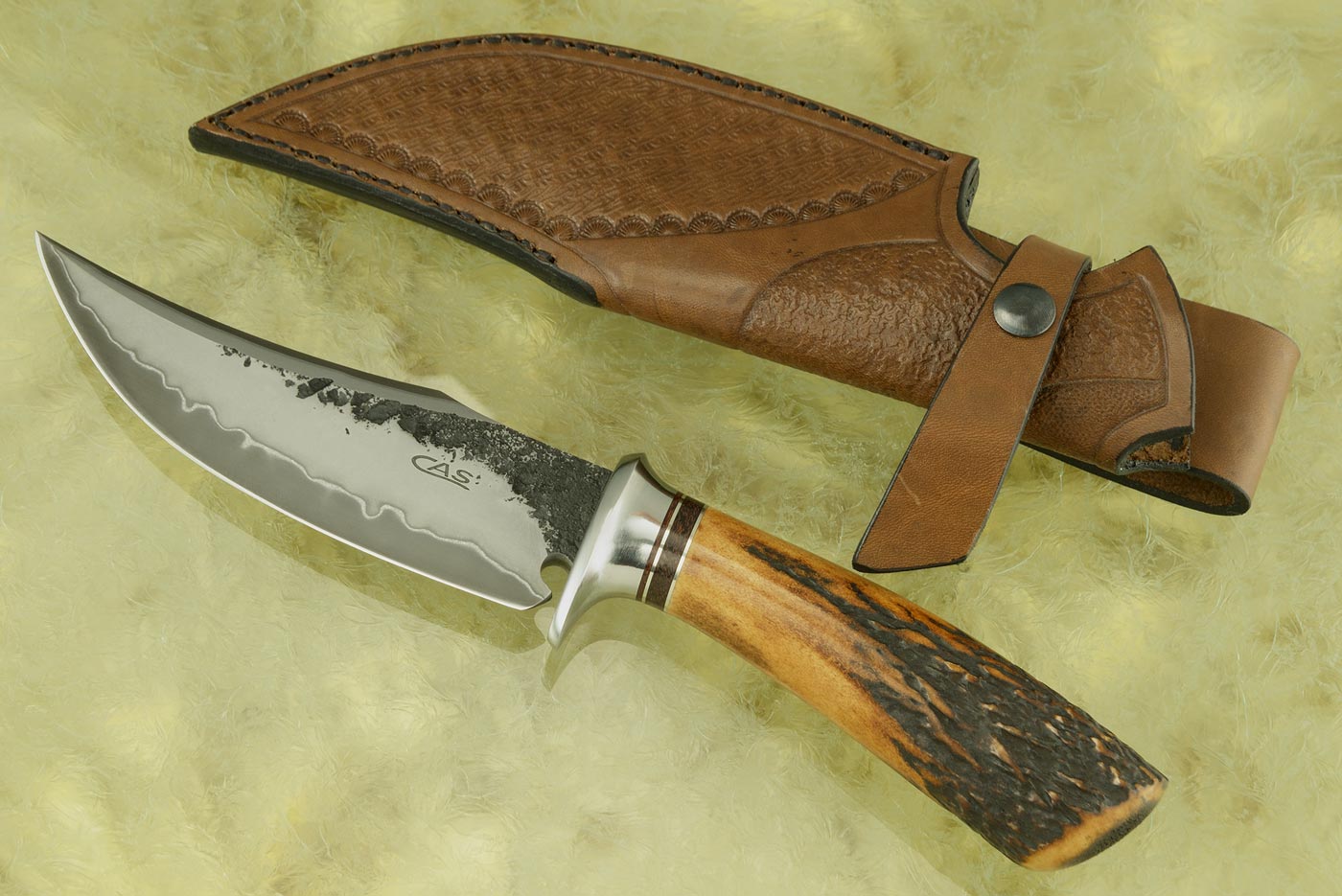 San Mai Rhino with Stag and Micarta