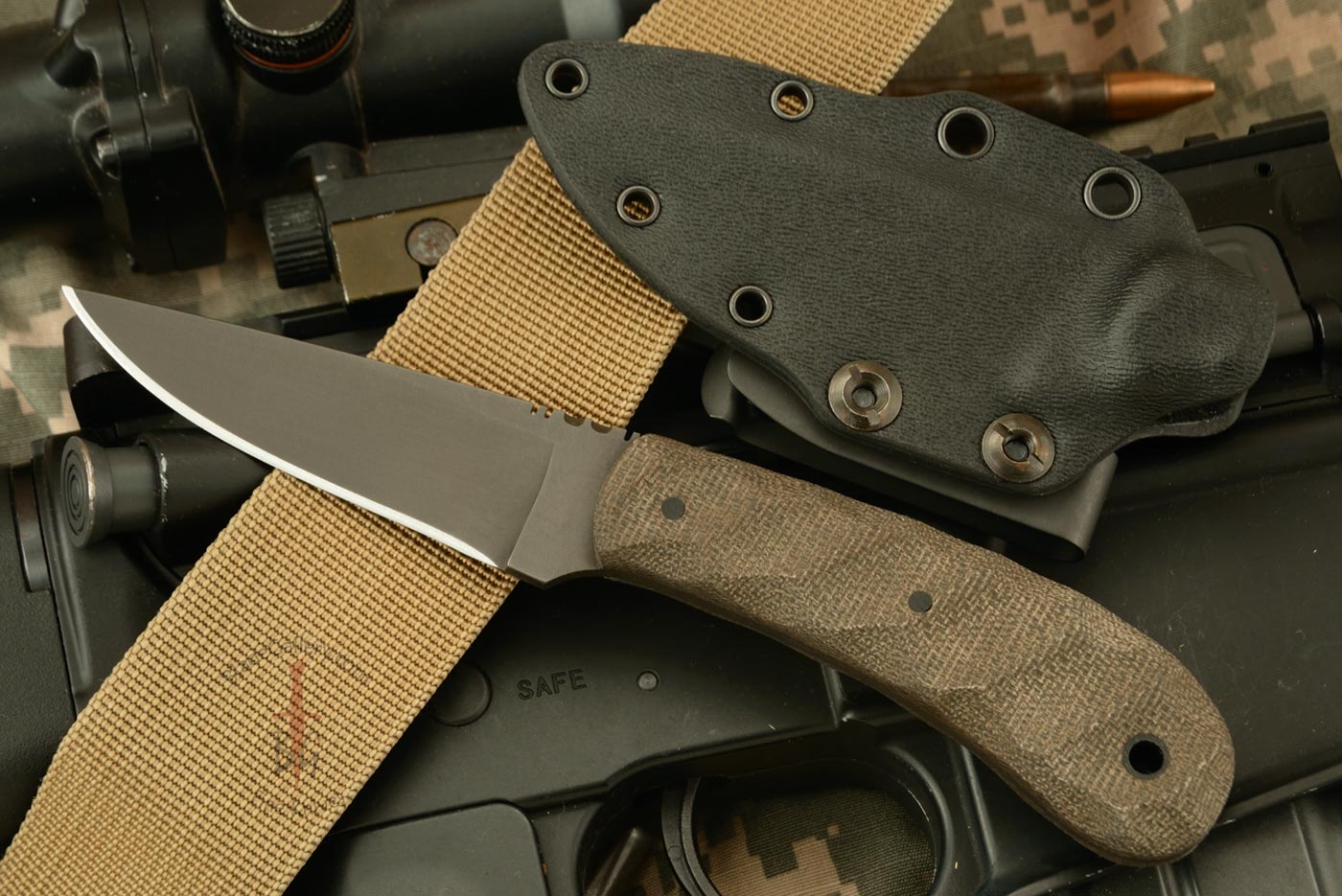 Standard Duty 2 (SD2) with Sculpted Green Micarta