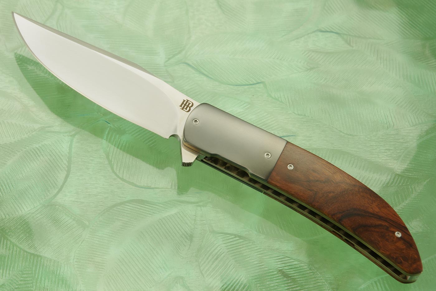 HB20 Noko Flipper with Ironwood and Zirconium (Ceramic IKBS) - M390