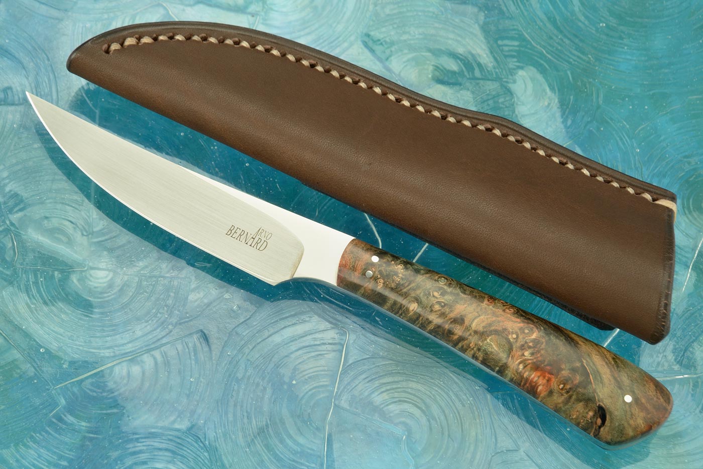 Bird & Trout with Maple Burl