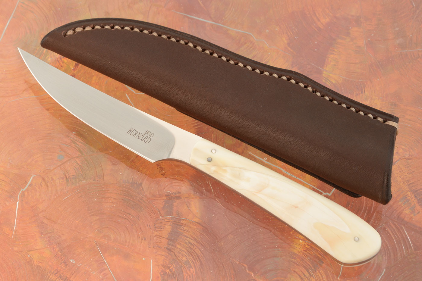 Bird & Trout with Warthog Tusk - S35VN