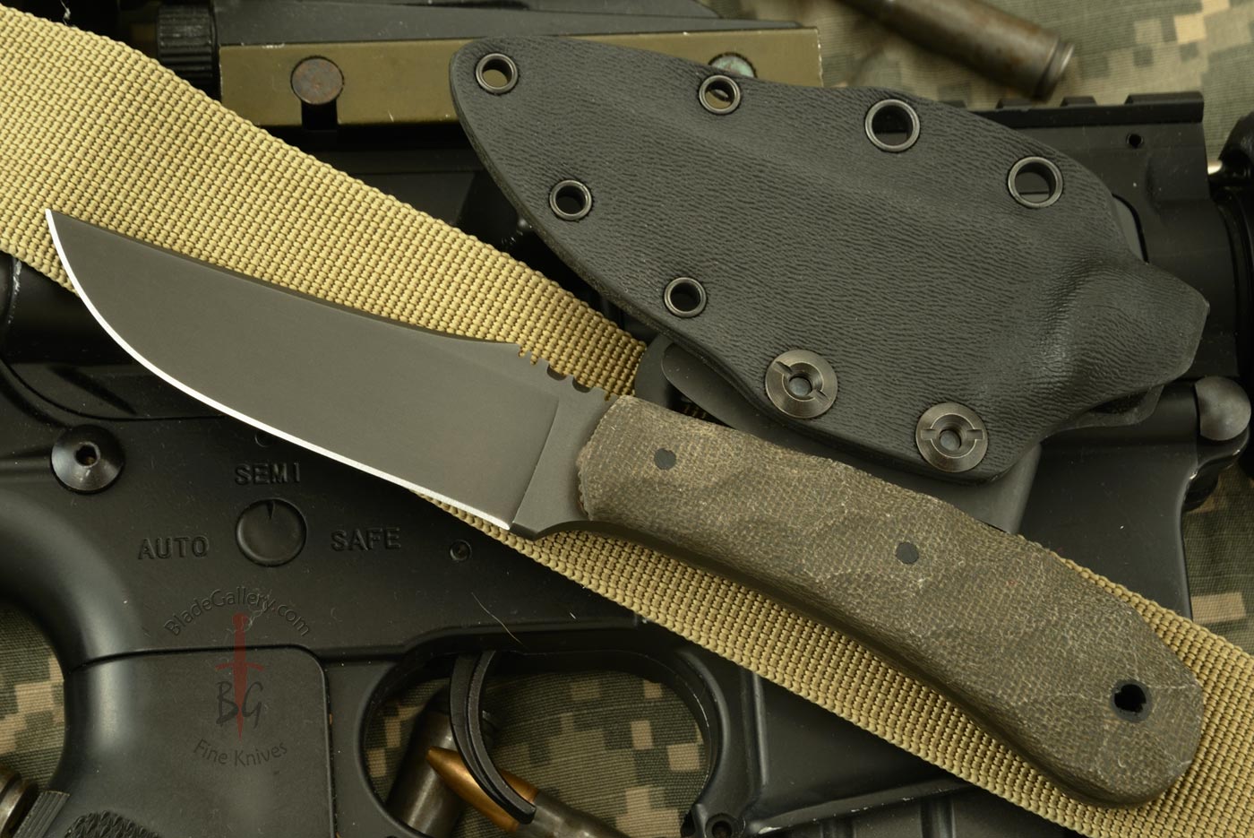 Standard Duty 1 (SD1) with Sculpted Green Micarta