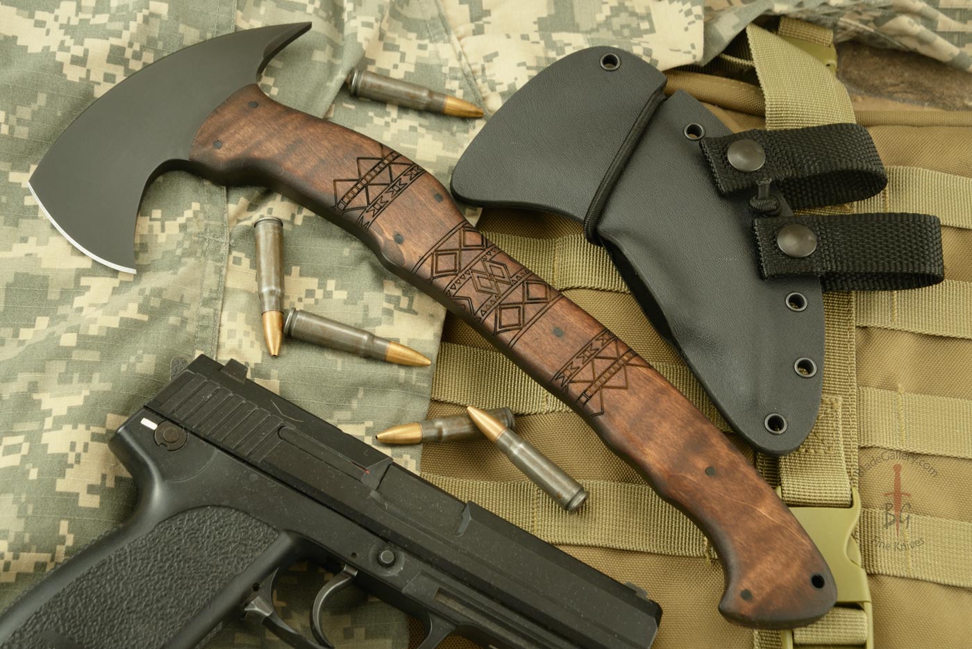 Sayoc RnD Hawk with Maple and Tribal Markings