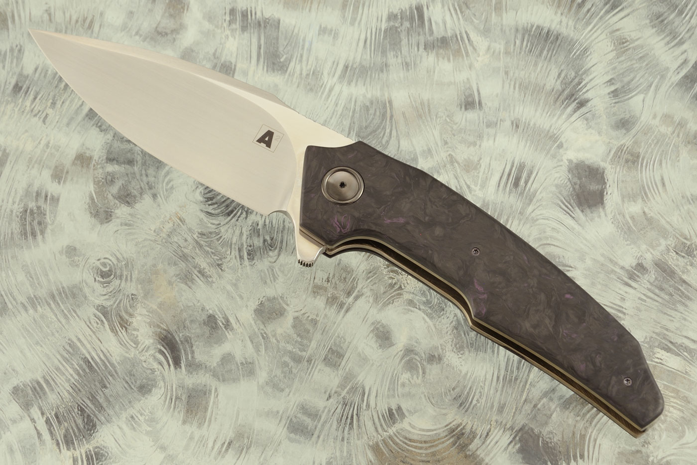 A6 Flipper with Purple Dark Matter FatCarbon (Collaboration with Tashi Bharucha) - Ceramic IKBS - CTS-XHP