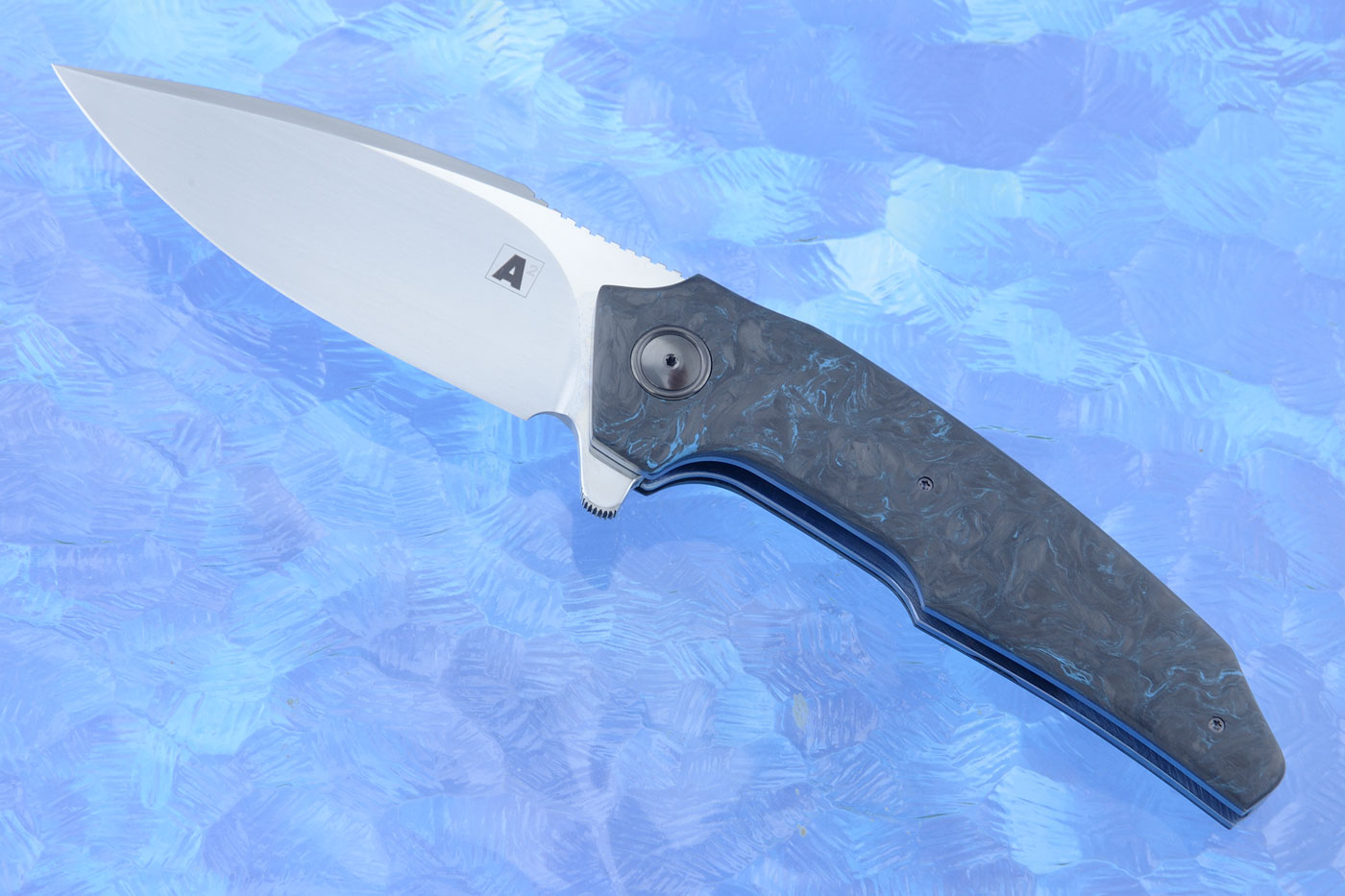 A6 Flipper with Blue Dark Matter FatCarbon (Collaboration with Tashi Bharucha) - Ceramic IKBS - CTS-XHP