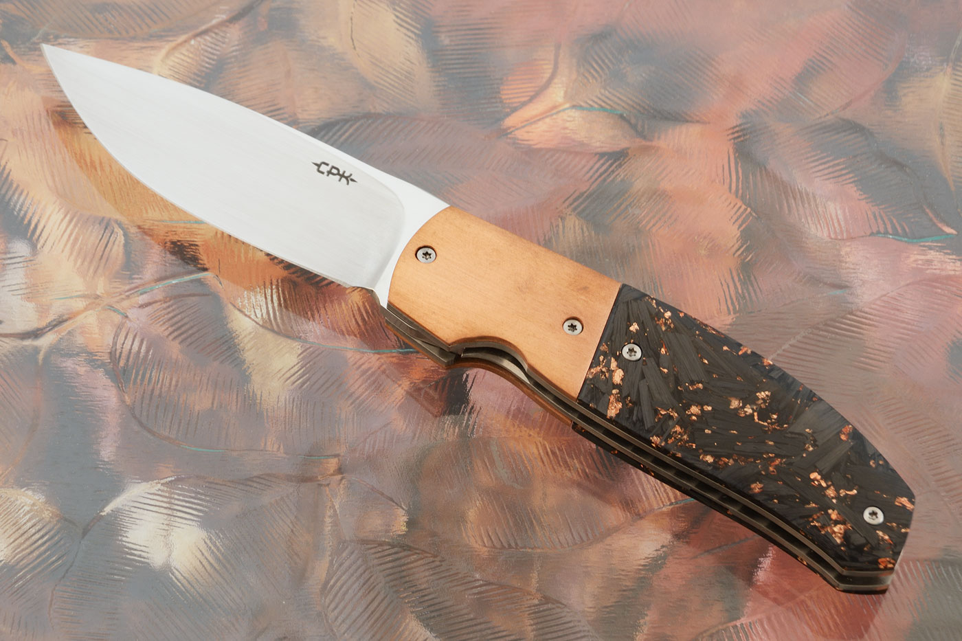 CPK1 Front Flipper with Copper Flake Carbon Fiber (Ceramic Bearings) - M390