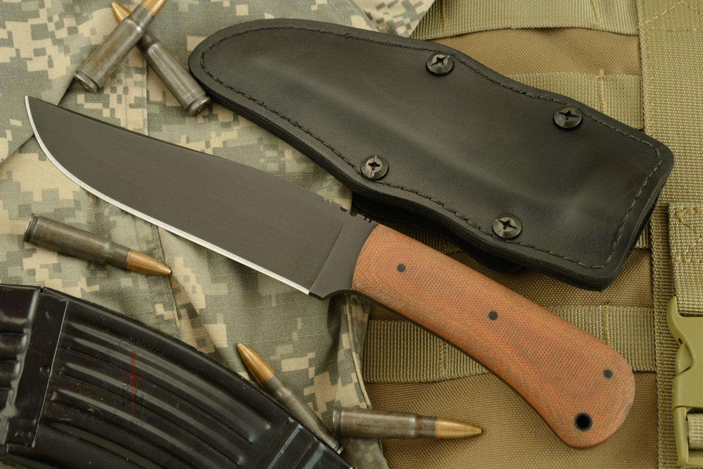 Field Knife with Tan Micarta