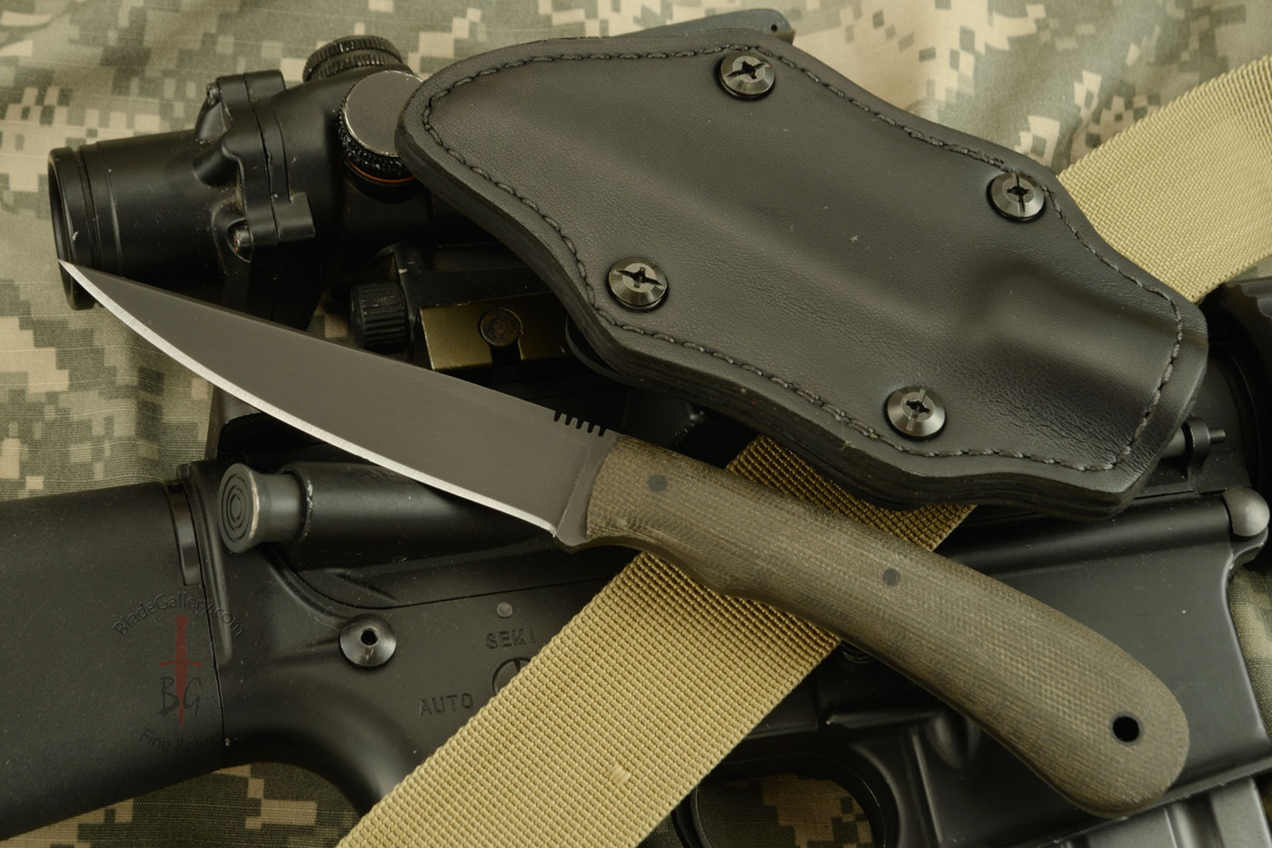 Operator with Green Micarta