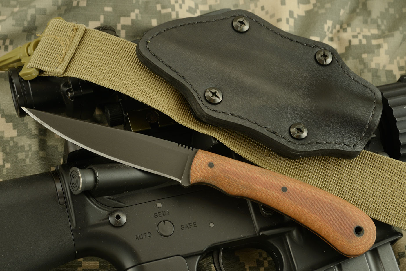 Operator with Tan Micarta