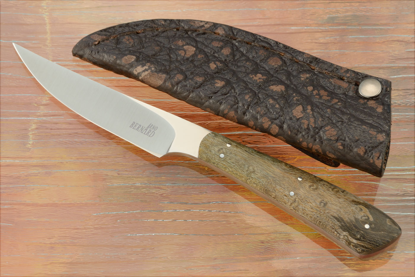 Bird & Trout with Birdseye Maple