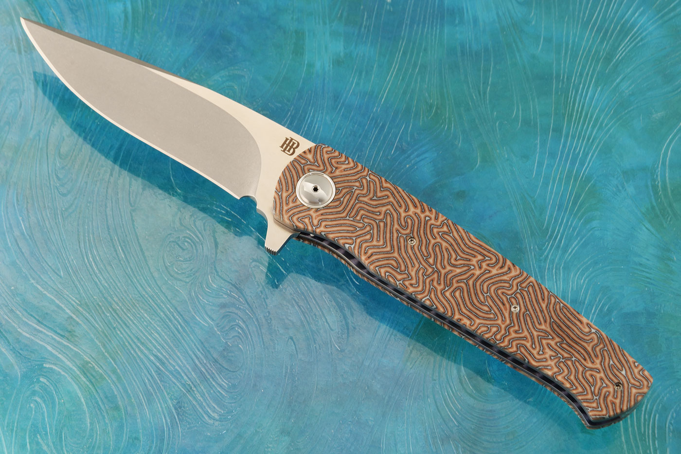 HB11 Flipper with Space Coral FatCarbon (Ceramic IKBS) - M390