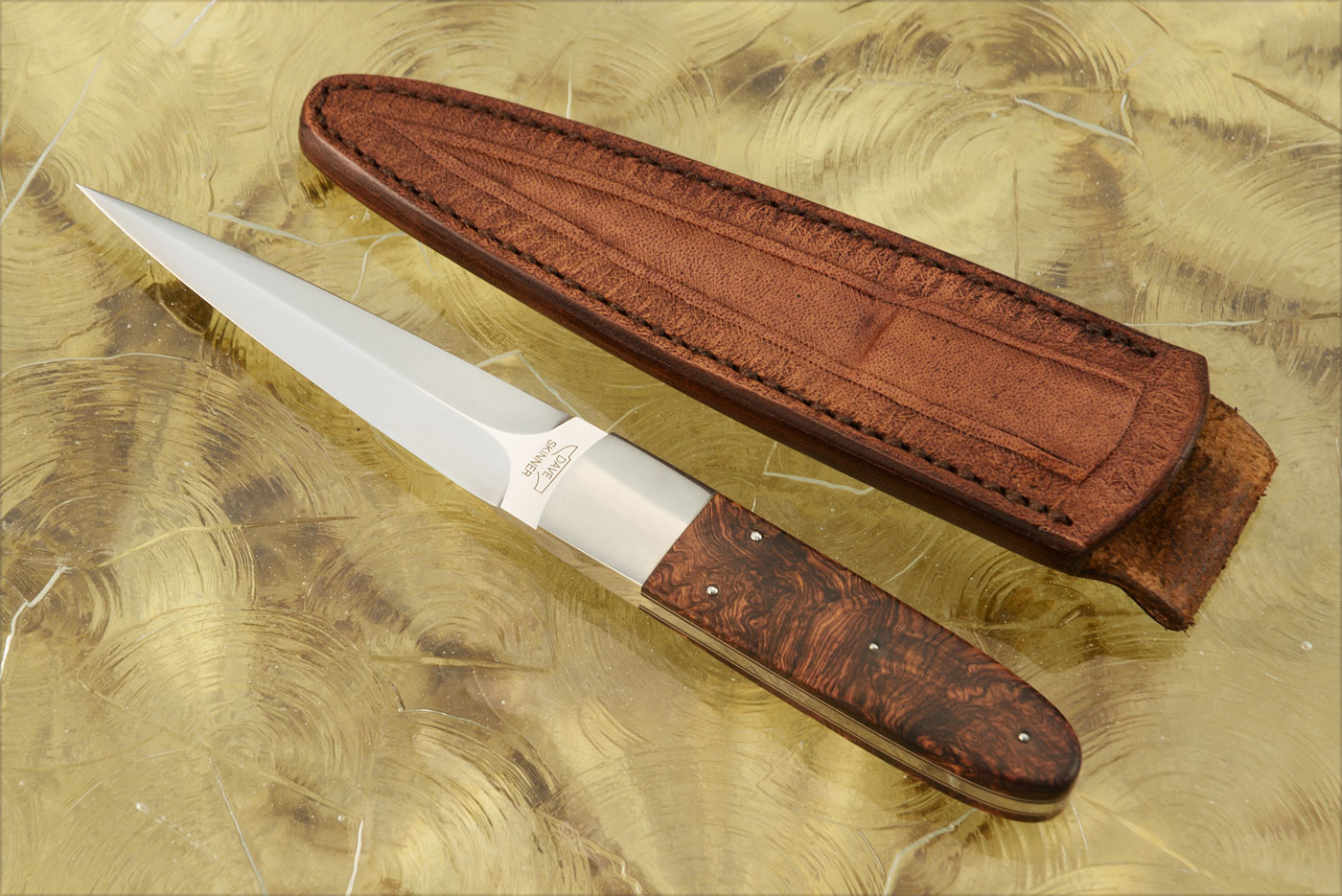 La Grange Style Boot Dagger with Rosewood