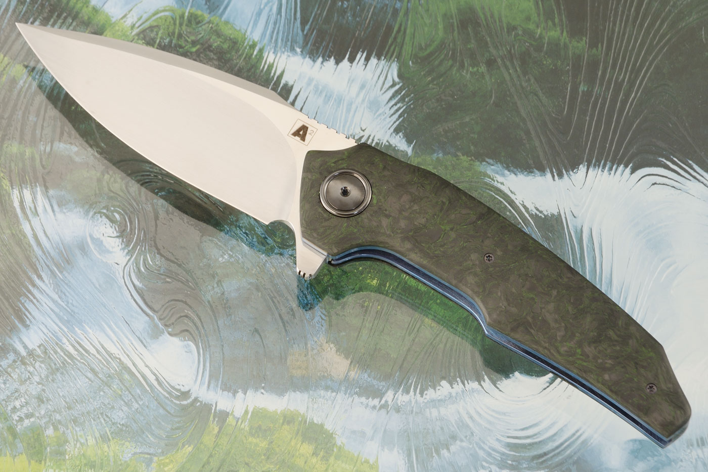 A6 Middi Flipper with Green Dark Matter FatCarbon (Collaboration with Tashi Bharucha) - Ceramic IKBS - CTS-XHP