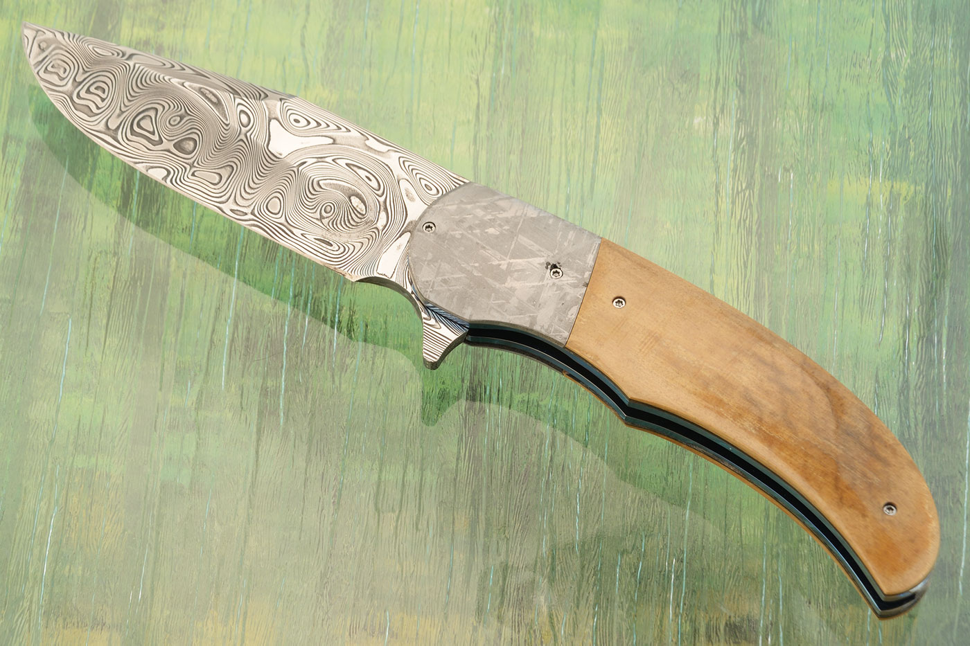LL-OO Flipper with Mammoth Ivory and Meteorite (Ceramic IKBS)