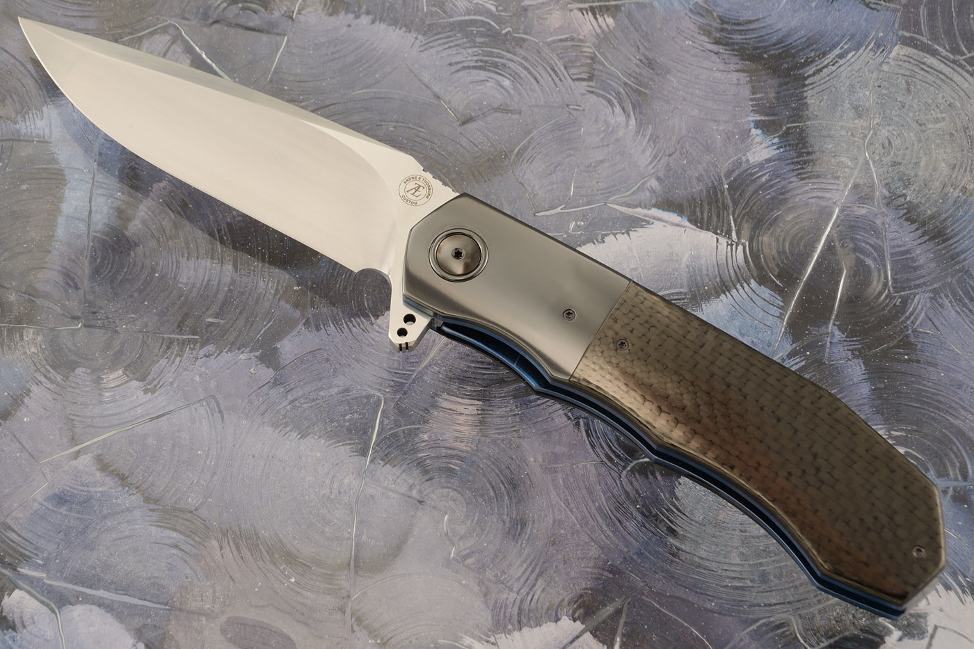 L44M Flipper with Carbon Fiber and Zirconium (Ceramic IKBS) - M390