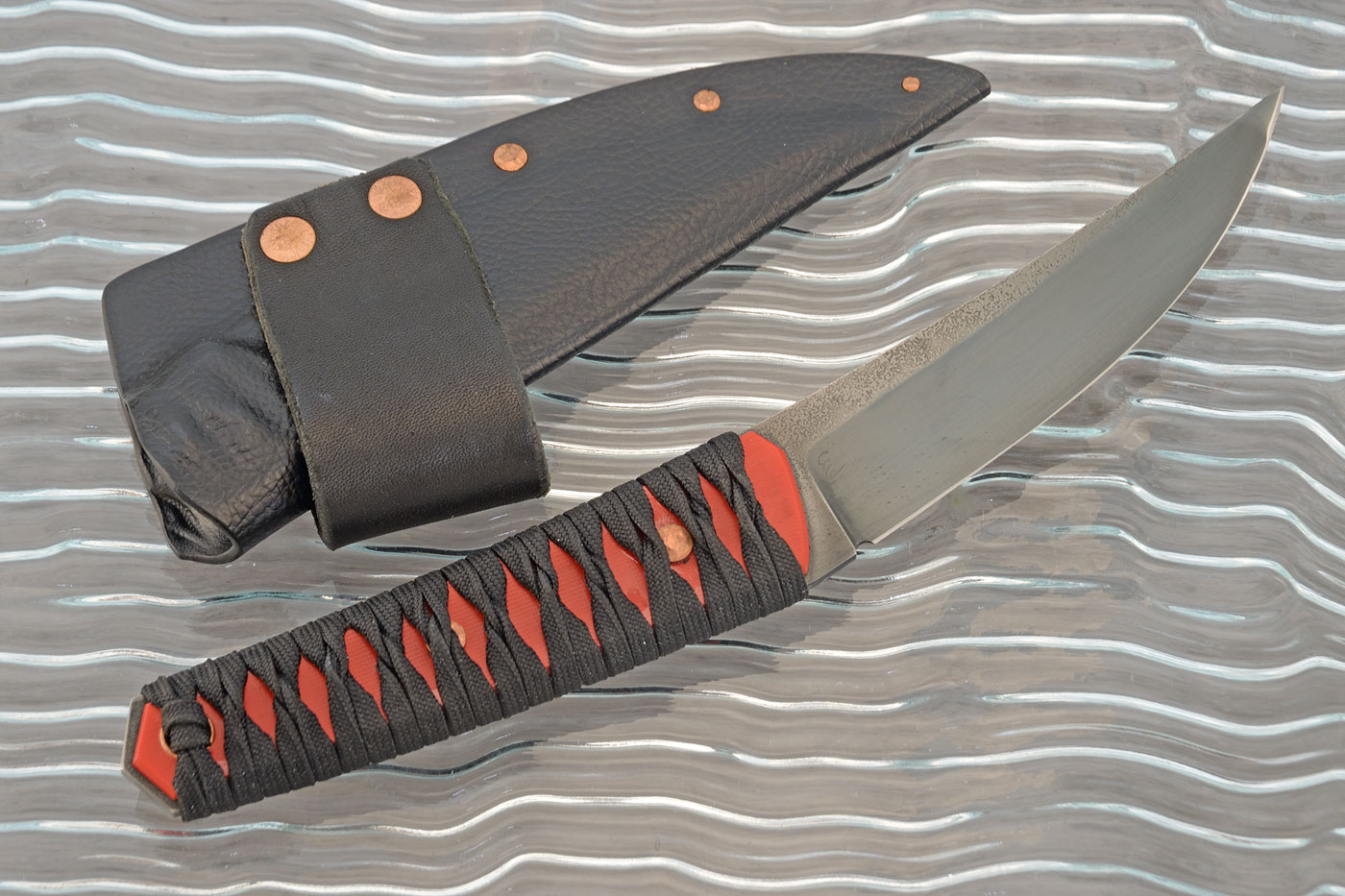 Forged Armor Piercing Kwaiken with Red G-10