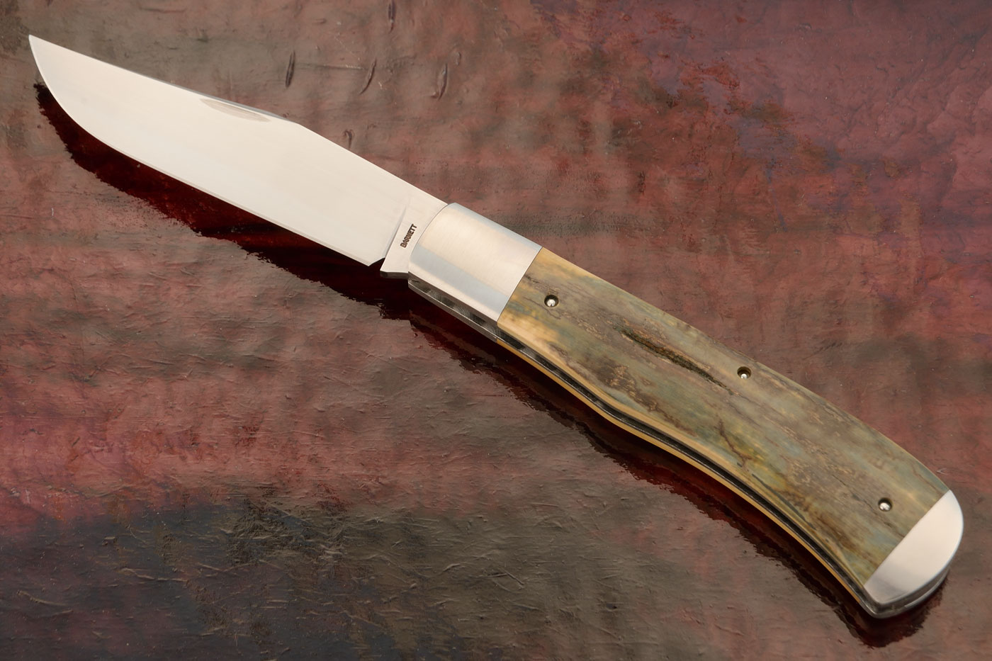 Slip Joint Trapper with Mammoth Ivory
