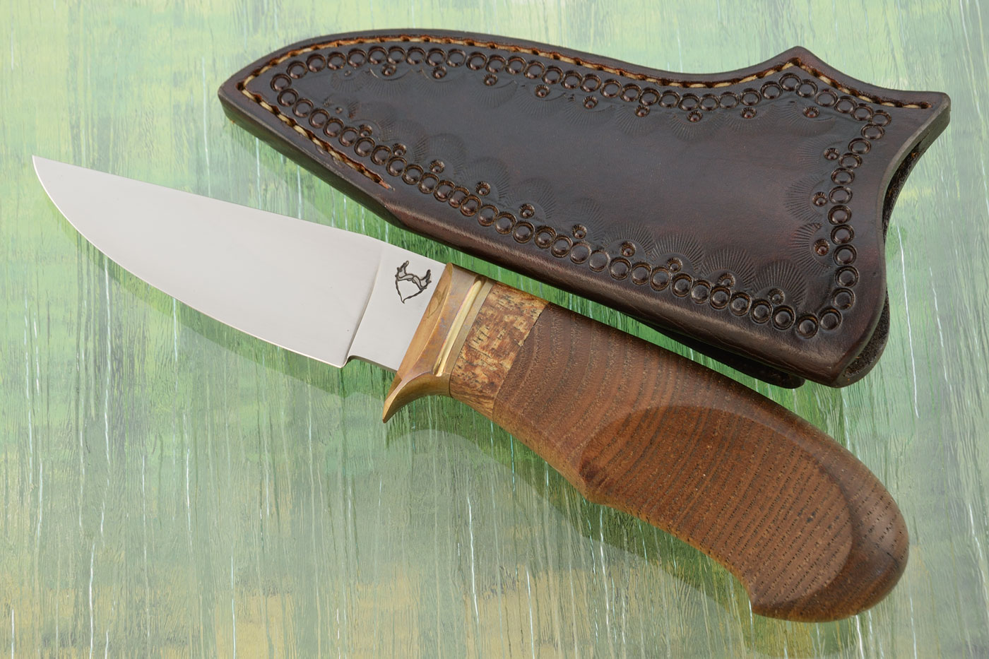 Drop Point Hunter with American Chestnut