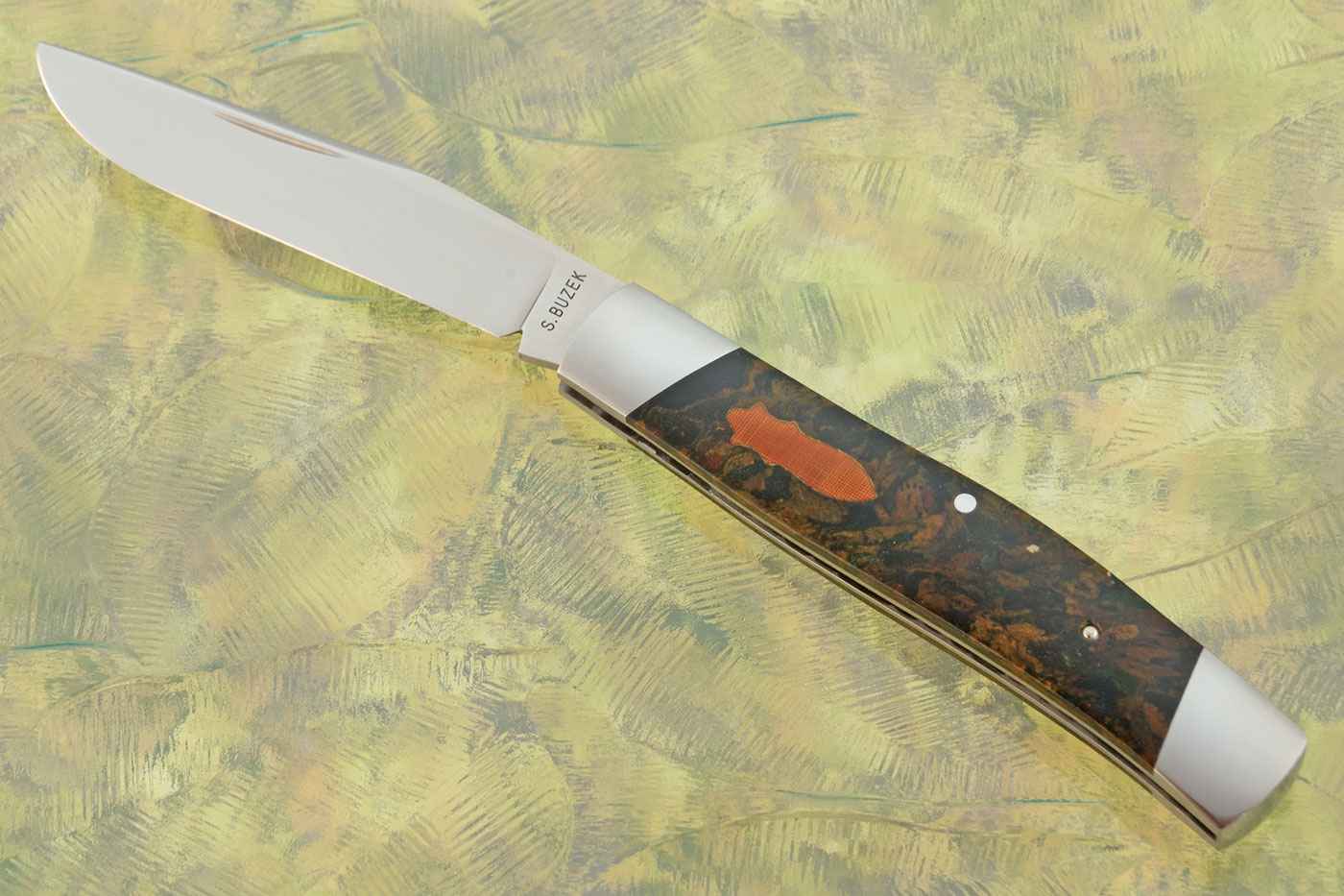 Texas Jack Slipjoint with Antique Rag Micarta