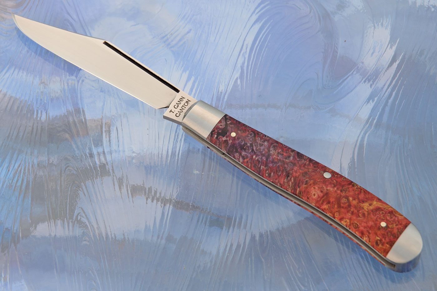 Slipjoint Folder with Maple Burl