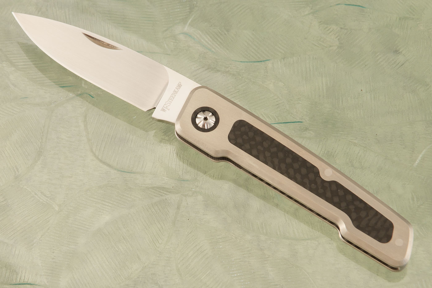 Pointer Slipjoint with Titanium and Carbon Fiber Inlays - M390
