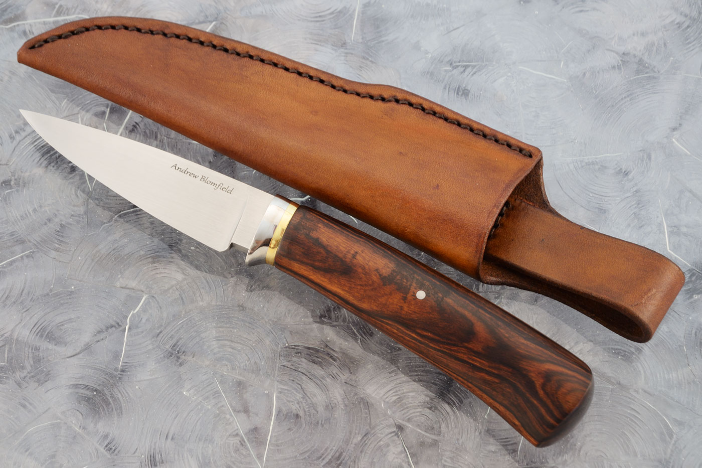 Drop Point Hunter with Ironwood