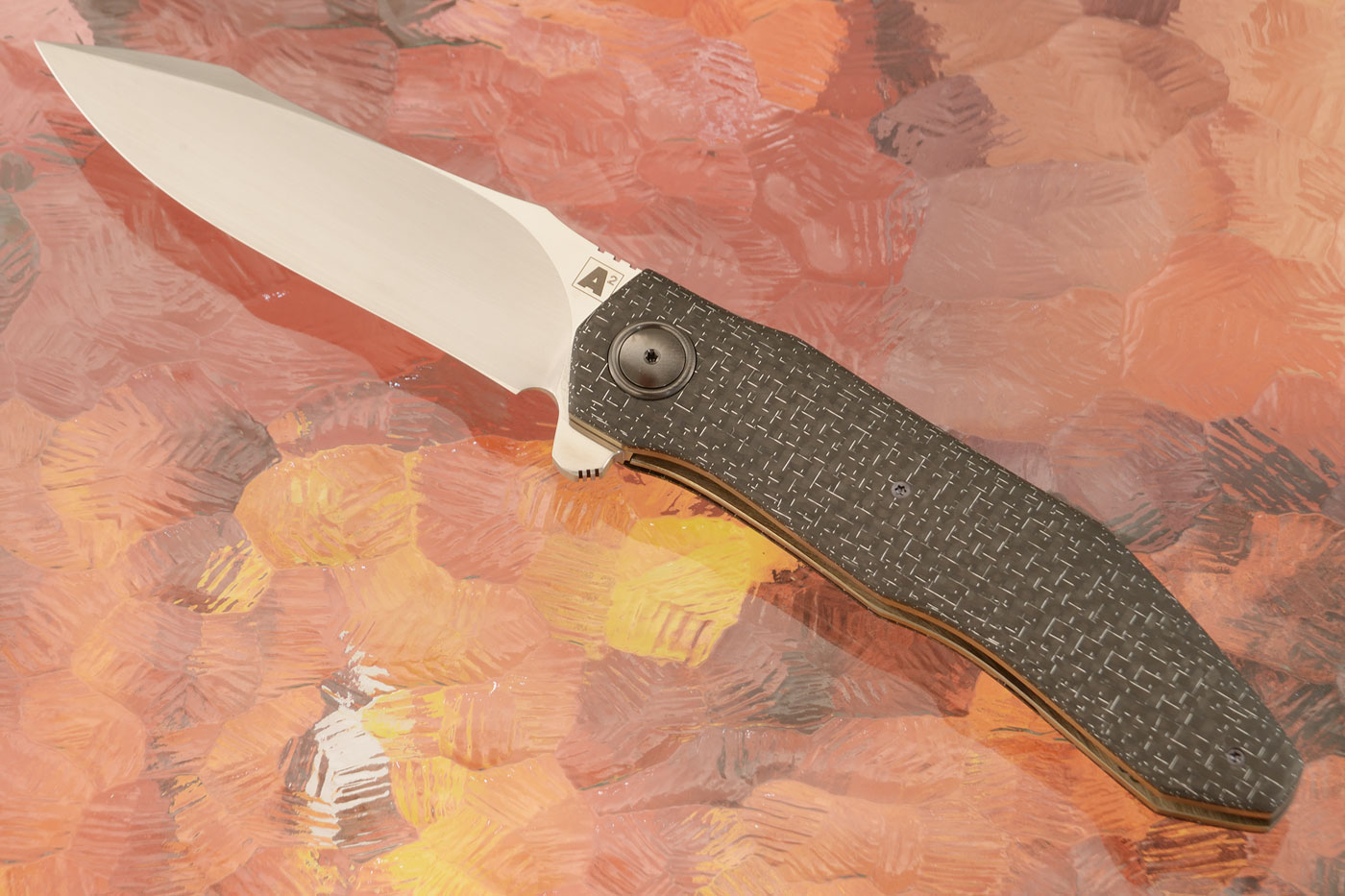 A11 Flipper with Silver Strike Carbon Fiber (Ceramic IKBS) - M390