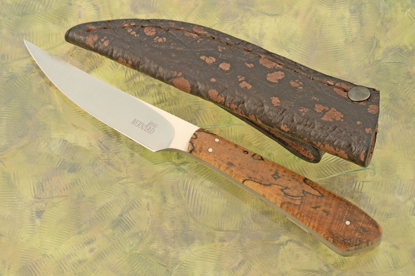 Bird & Trout with Spalted Oak