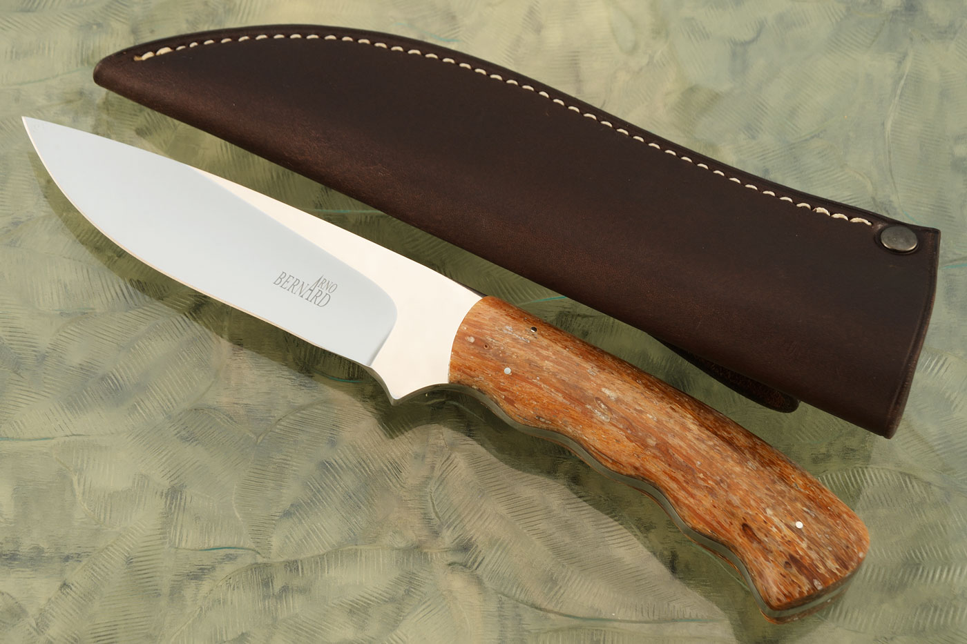 Drop Point Big Game Hunter with Kudu Horn