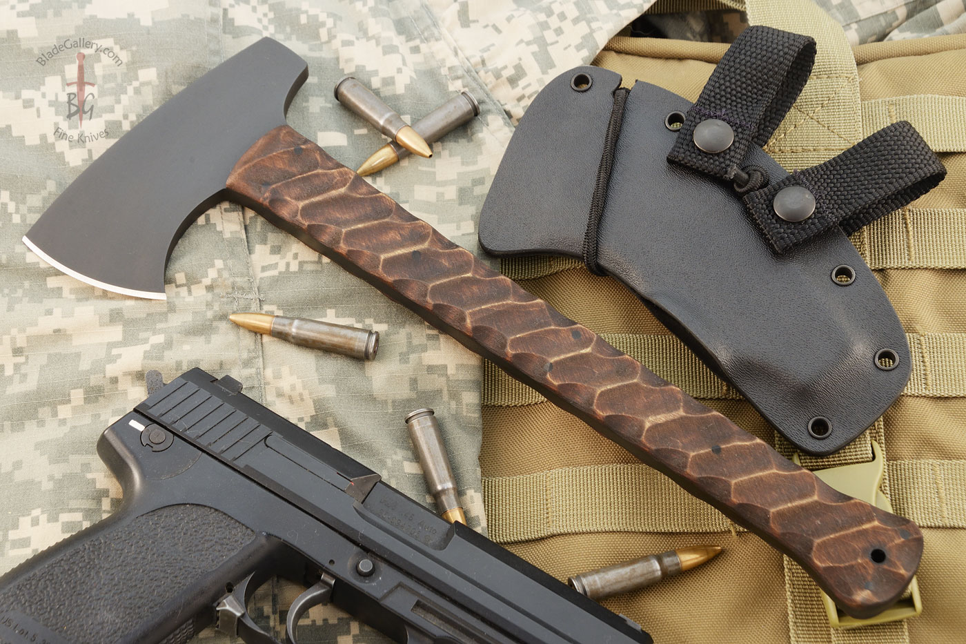 Camp Axe with Sculpted Maple