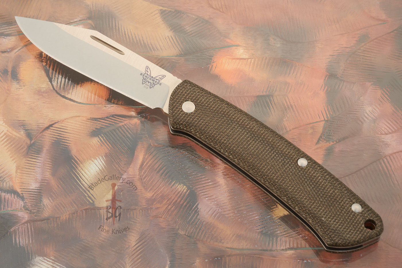 Proper with Green Micarta (318)