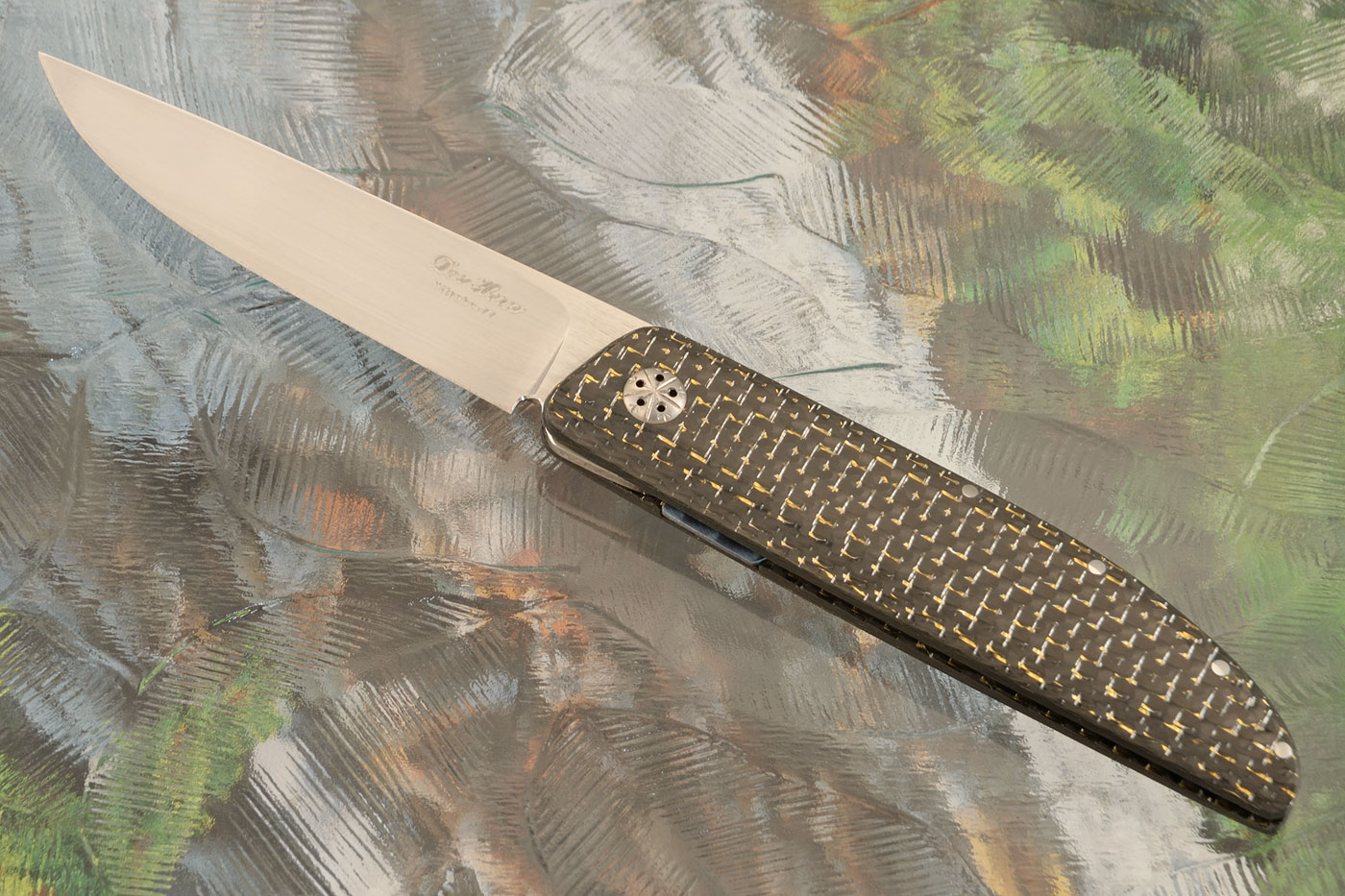 Model 450 Ultra-Light Front Flipper with Bronze/Silver Carbon Fiber - Nitrobe 77