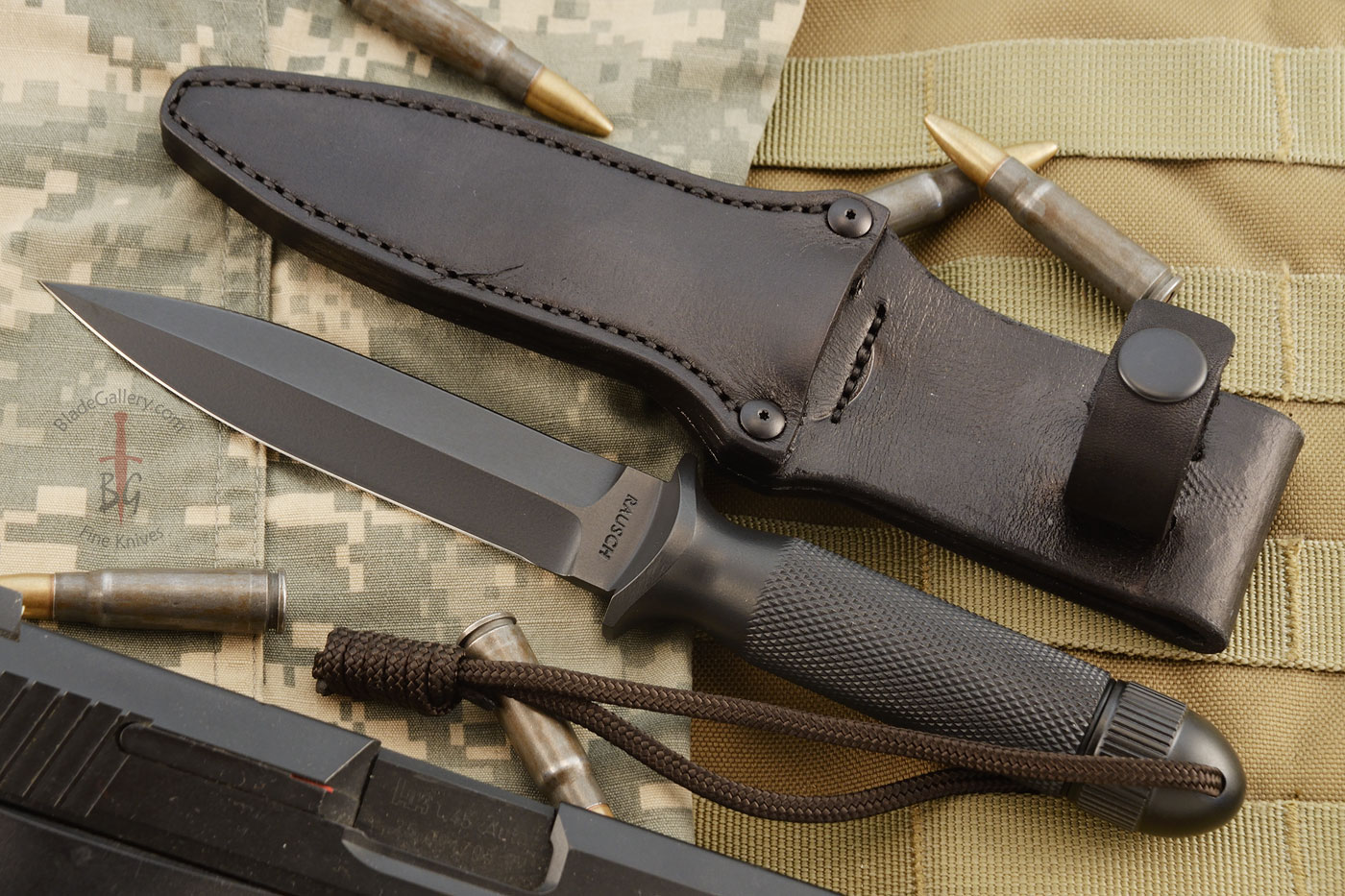 Badger Boot Dagger Integral Survival Knife