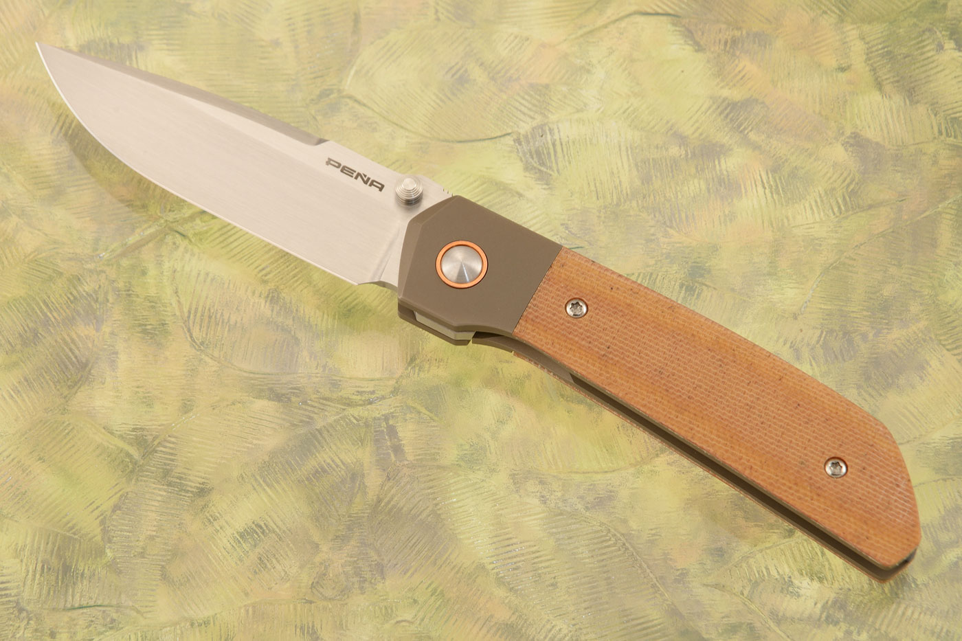 Mula Front Flipper with Natural Micarta - CPM-154