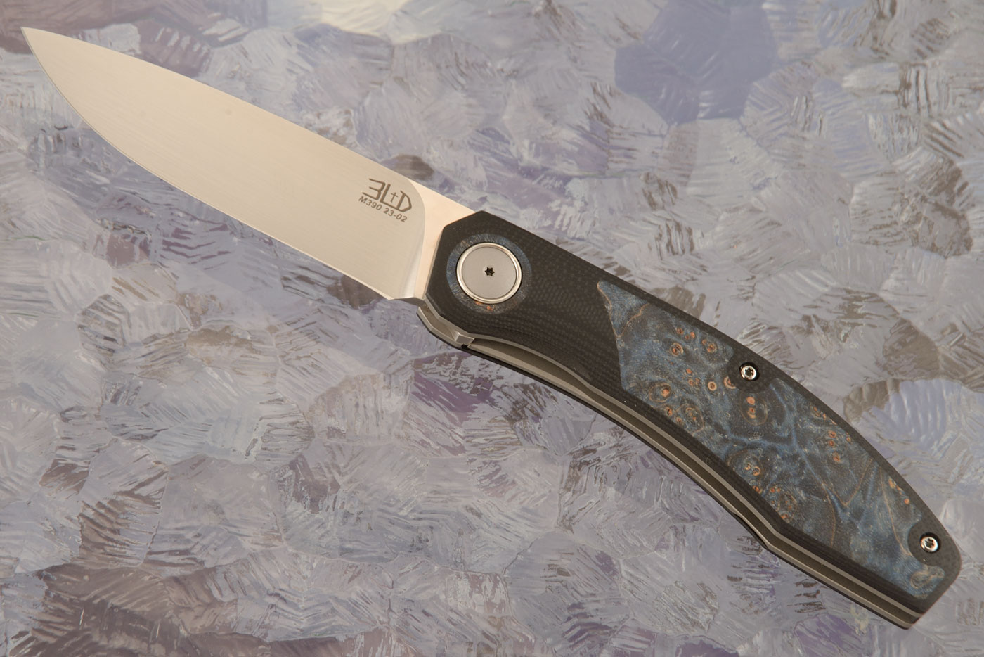 A7 Front Flipper with Maple Burl - M390