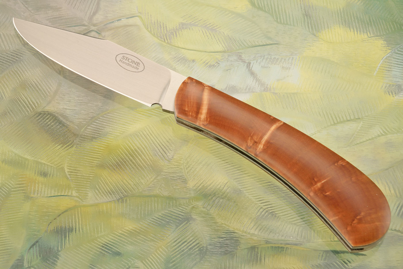 Lanny's Clip Slipjoint with Masur Birch - N690