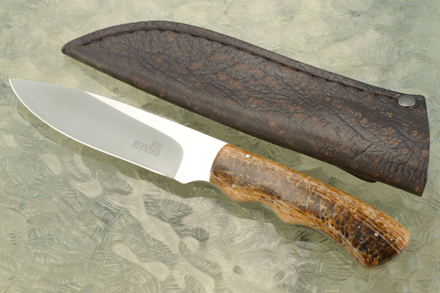 Drop Point Hunter with Kudu Horn