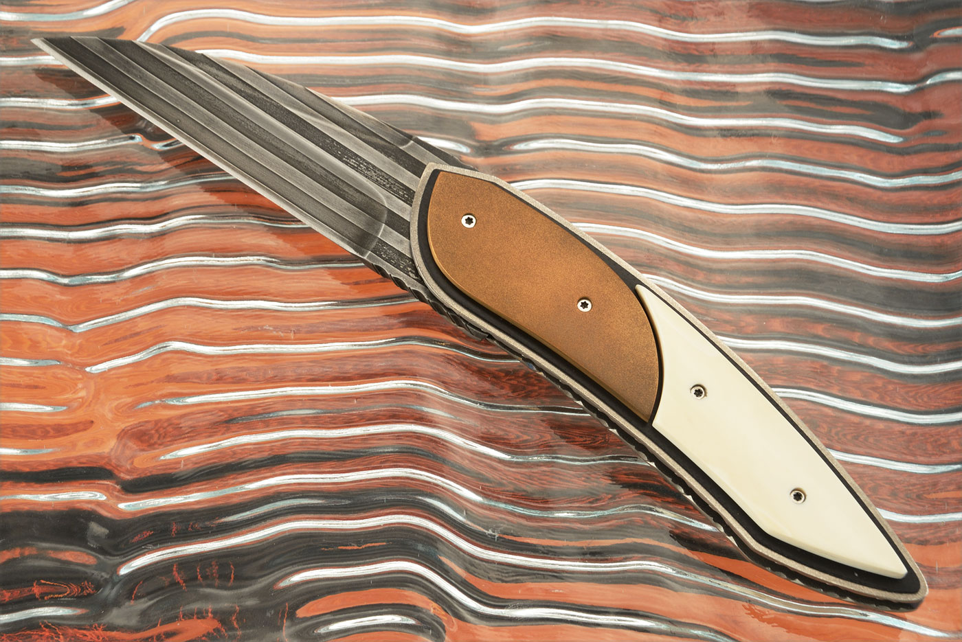 Solo Front Flipper with Warthog Tusk and Antiqued Bronze