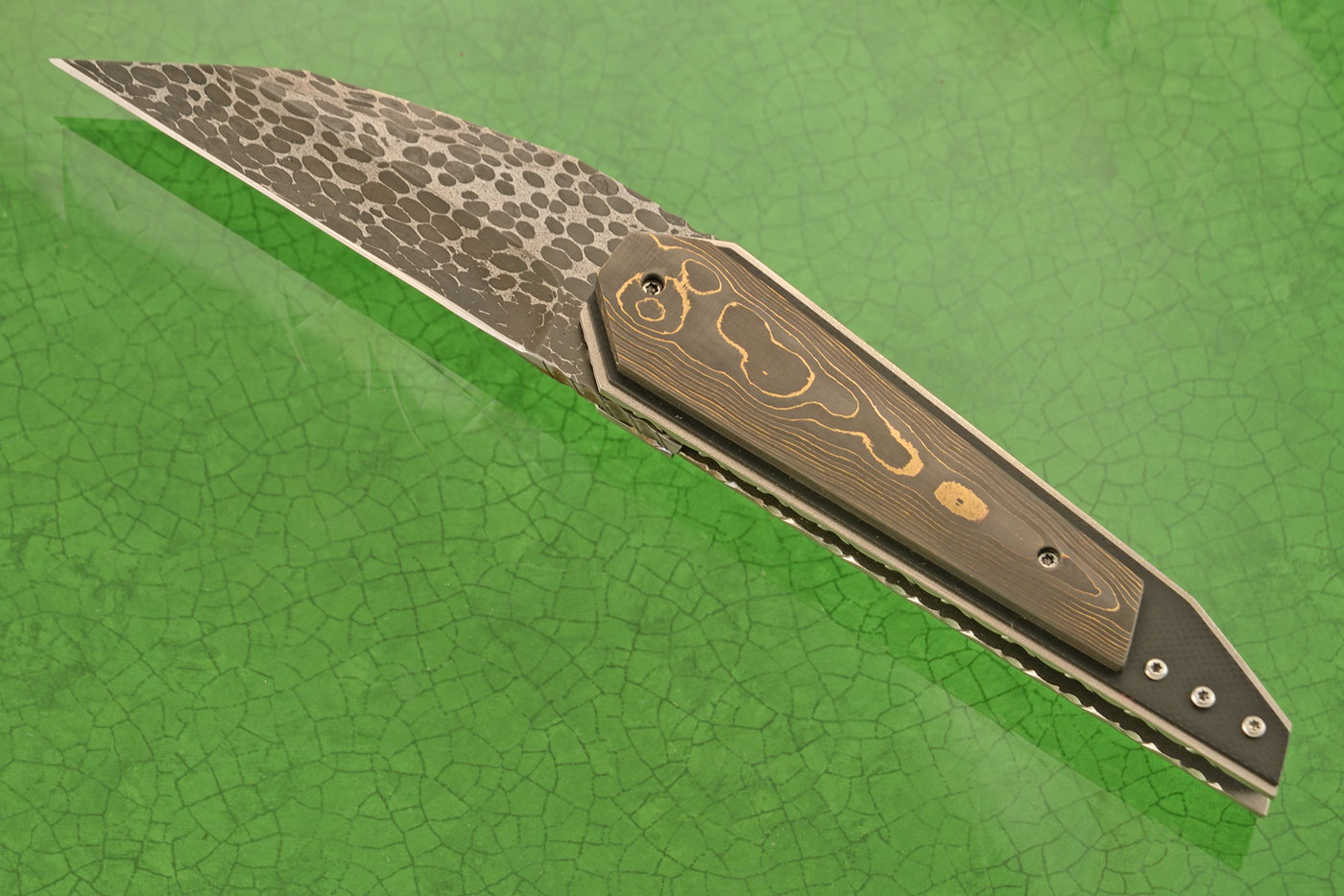 D'Fuse Flipper with Camo FatCarbon and Damascus