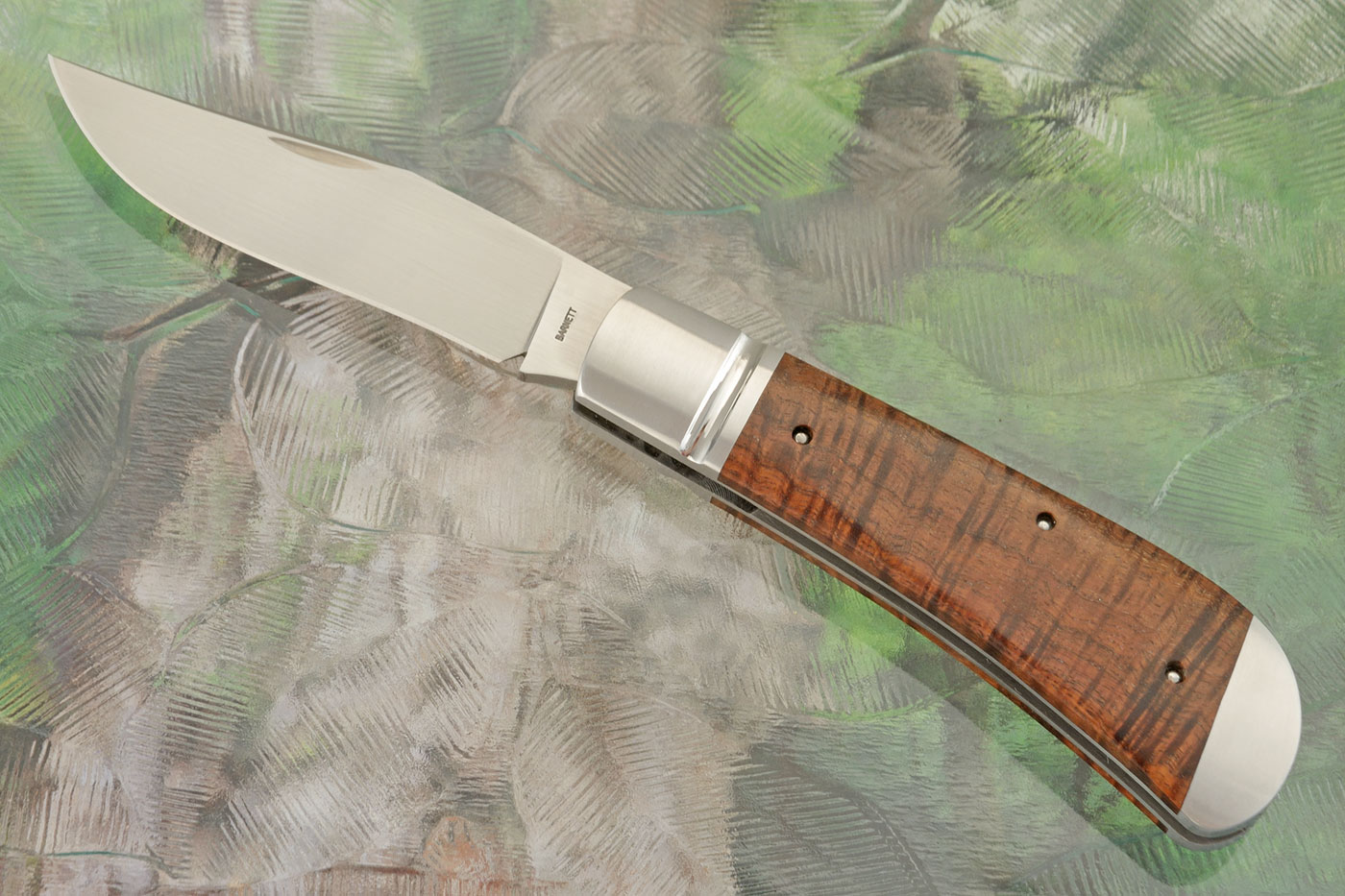 Lanny's Clip Slipjoint with Curly Western Myall - CPM-154