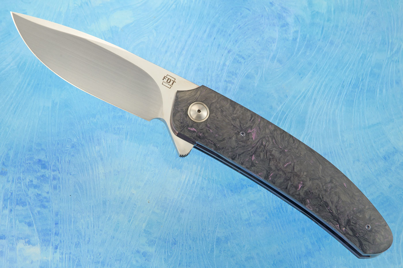 TF-3 Flipper with Purple Dark Matter FatCarbon - RWL-34 (Ceramic IKBS)