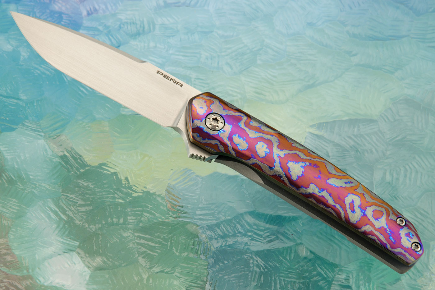 Cobra Flipper with Black Timascus - CPM-154