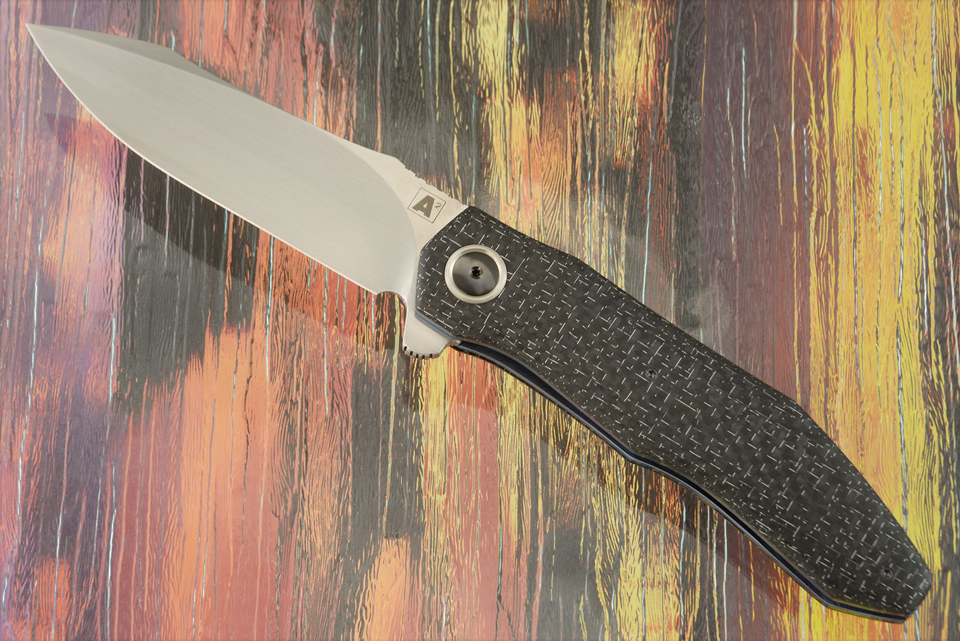A11 Flipper with Silver Strike Carbon Fiber (Ceramic IKBS) - M390