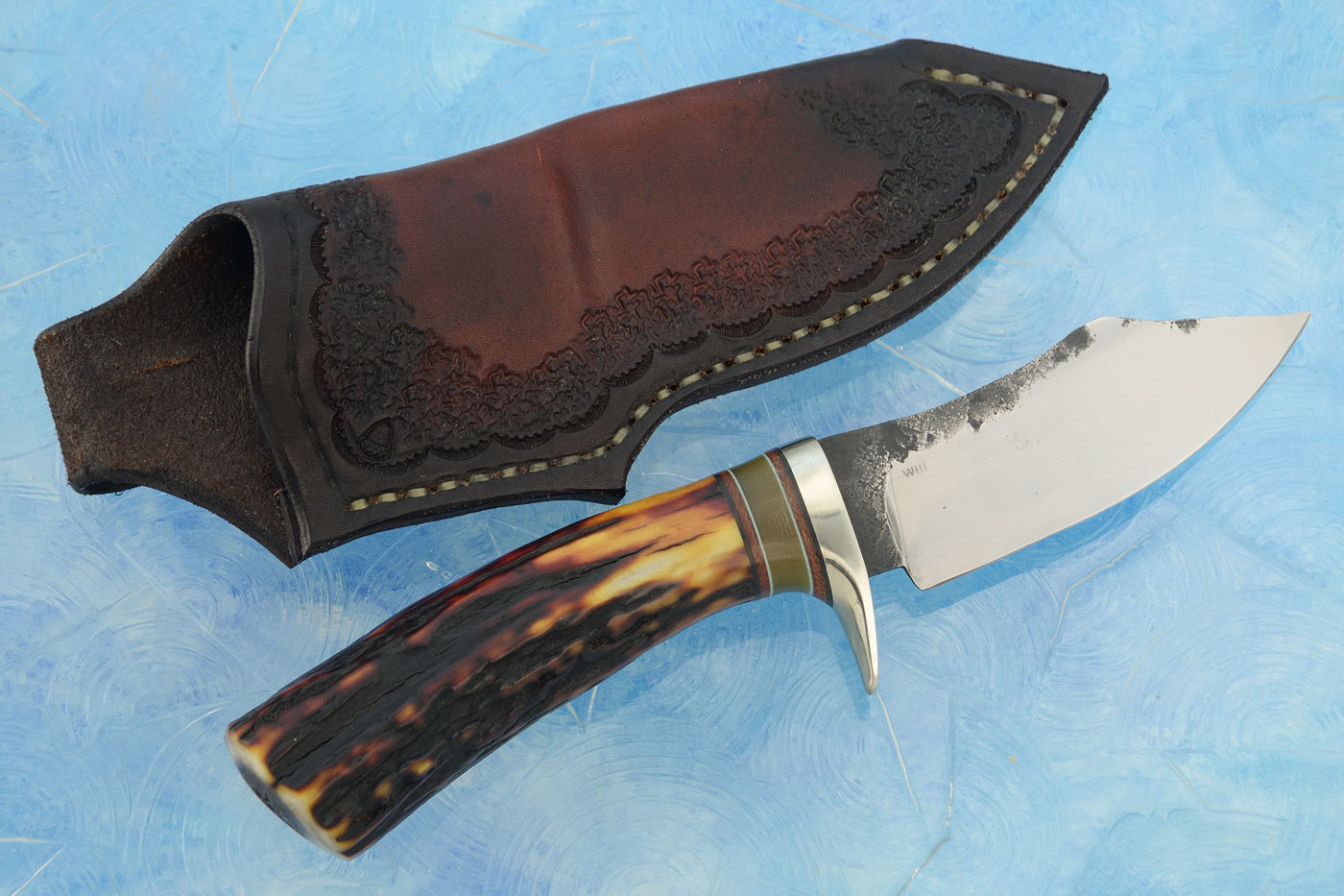 Upswept Forged Hunter with Stag