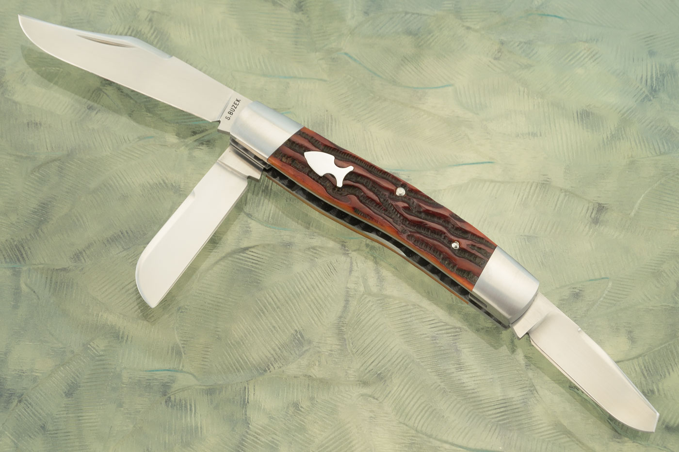 Three Blade Texas Jack with Jigged Bone - CPM-154