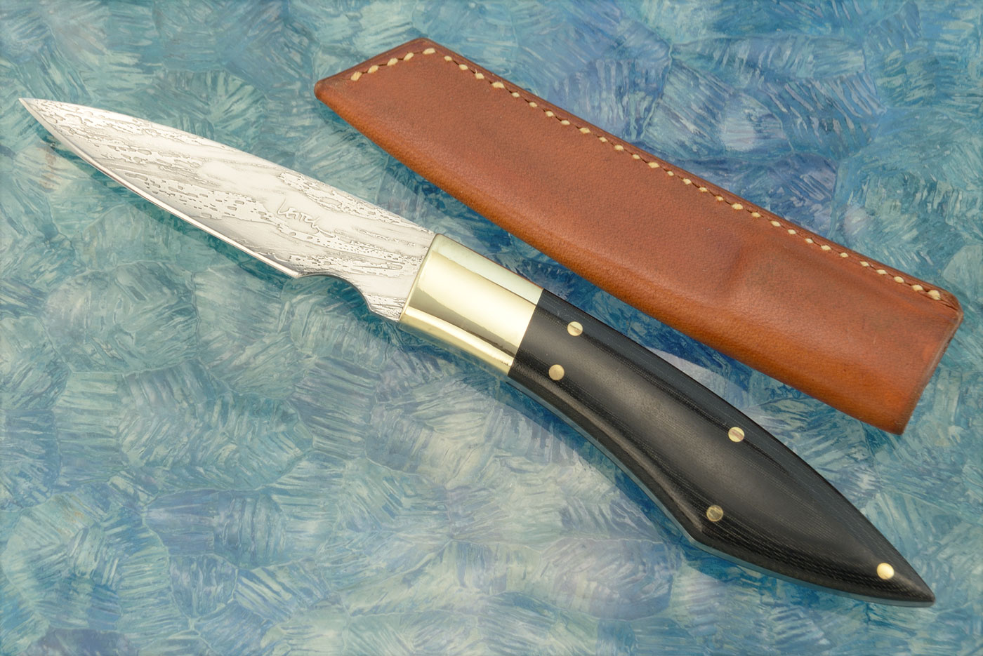 Desk Knife with Linen Micarta