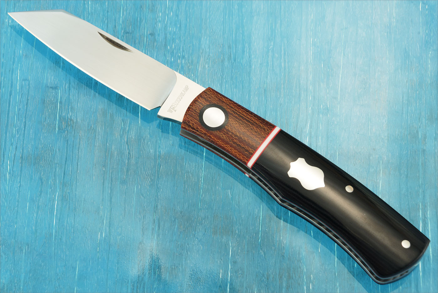 Native Slipjoint with Black G10 and Natural Micarta - M390